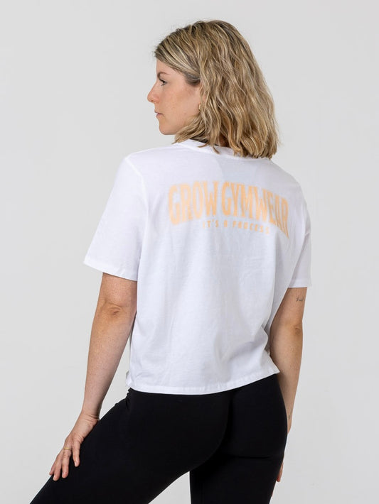 Oversized Shirt 'FORWARD' - White - Women