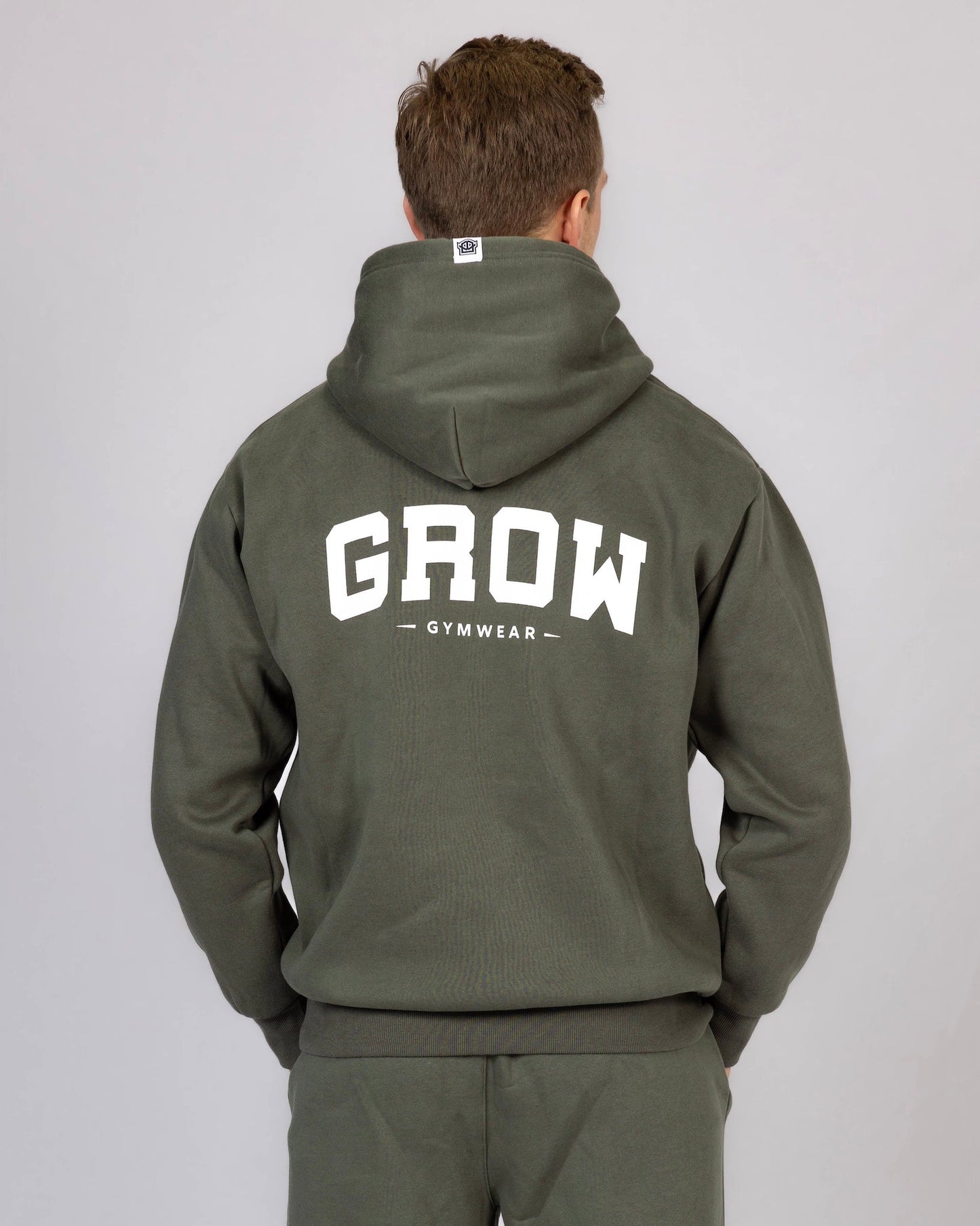 Hoodie 'CURVED' - Green - Men
