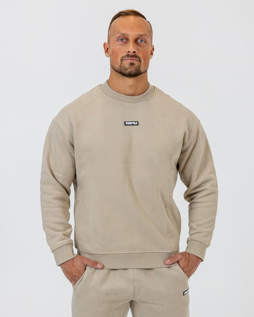 Sweater 'PURE' - Apricot Grey - Men